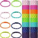 Remerry 168 Pcs Friendship Bracelets Adjustable Woven Rope Bracelets Bulk Graduation Ceremony Prom Class of 2026 Birthday Party Favors & Goodie Bag Stuffers, 8 Assorted Colors(Neon Colors)