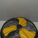 Wall Mount Fan, 20In Oscillating Wall Fan with 7000CFM, 3-Speed, Upgrade Motor High Velocity Industrial Fans for Commercial, Garage, Residential and Patio Use, Yellow