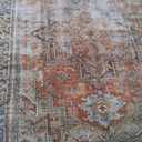 Loloi Loren Collection LQ-15 Terracotta/Sky 7'-6" x 9'-6" Area Rug