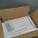 8.2FT Adjustable Backdrop Stand Kit - Square Wedding Arch & Balloon Arch for Photo Booth Background, Baby Shower, Birthday Party Decorations (Portable Frame) (White, 8.2X 8 FT)