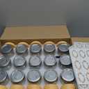 30 Pack 8oz Mason Jars with Lids,Half Pint Canning Jars,Small Glass Canning Jars,Samll Mason Jars for Jam, Honey,Candy,Spice, Clear 