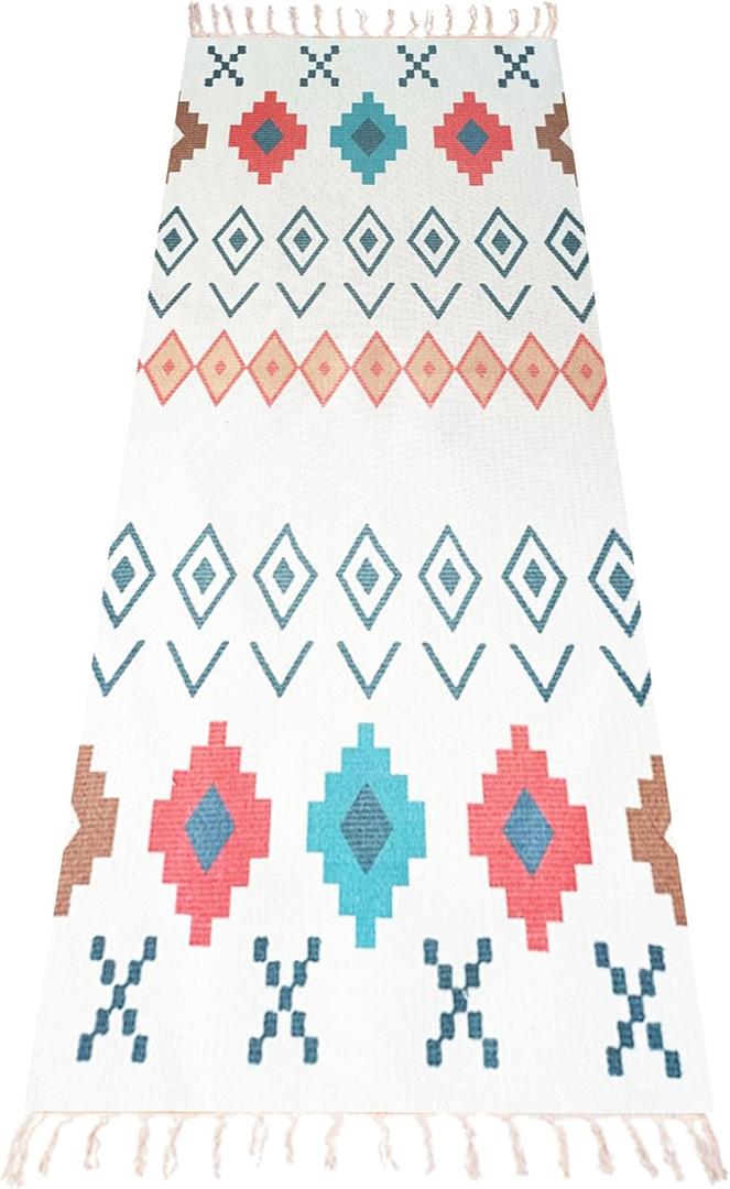 Cifupy Handmade Organic Yoga Mat made with Organic Cotton Yoga Mat - Non Slip Hand-Woven Foldable Yoga Rug Provides Excellent Comfort, Traction & Support for Indoor & Outdoor Use - 24 x 72 Inches (100% Organic - KaTongJiHe)