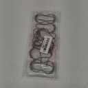 Uigos Shower Curtain Rings for Bathroom - Stainless Steel, Set of 12, Chrome