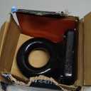 CURT 48550 Black Steel Pintle Hitch Lunette Ring 2-1/2-Inch ID, 35,000 lbs, 4-1/2-Inch Bolt Pattern