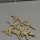 Thanksgiving Place Cards Blessed, Thankful, Grateful Wood Signs Fall Dining Table Plate Ornament Farmhouse Home Table Setting Decor 6 Pack (Thankful)