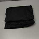BDDC Table Covers for 6 Foot Tables, Black Washable and Wrinkle Resistant Stretch Tablecloths Rectangle 6ft for Events, Wedding, Banquets, Parties