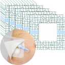 Waterproof Dialysis Port Shower Cover Pd Catheter Shower Shields Chemo Port Shower Protector 6"x6" Picc Line Bandage with Non-Stick Center Pad for Showering Patch (Pack of 25)