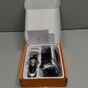 oneisall Dog Clipper Low Noise, Dog Grooming Kit with Rechargeable, Pet Shaver Cordless Electric Quiet Hair Clipper Set for Dogs Cats PetsGold