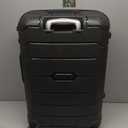 Samsonite Freeform 24-Inch Medium Luggage with Dual 360° Spinner Wheels - Checked Suitcase - TSA Lock, Airline-Approved - Durable Polypropylene Expandable Hardshell for Lightweight Travel - Black