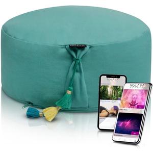 NOLAVA Round Zafu Cushions 15"x6" & Zabuton Meditation Cushions 32"x28"x3" - Premium Comfort for Mindful Practices - Yoga Bolster Pillow & Meditation Floor Pillow Essentials