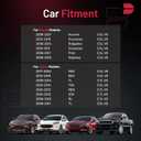 BDFHYK Iridium Spark Plugs Compatible with Honda Accord Crosstour Odyssey Pilot Ridgeline for Acura MDX RDX RL TL TSX ZDX 3.0L 3.5L 3.7L V6 Engine Replacement for 9619, Set of 6