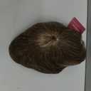 Kaneles Mens Brown Wig Short Straight Men Wigs Synthetic Wig Realistic Natural Middle Part Wigs for Men (Brown)