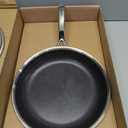 Hybrid Nonstick 12-Inch Frying Pan with Lid,Non stick Frying Pan,PFAS PFOA PTFE Free,Stay-Cool Handle, Dishwasher-Friendly, Oven-Safe Up to 600F, Induction Ready, Compatible with All Cooktops