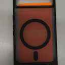 TORRAS Magnetic & Stand for Google Pixel 8 Pro Case, Fit for MagSafe, 12FT Mil-Grade Drop Protection, Slim Fit for Google Pixel 8 Pro Phone Case with Built-in Flush Kickstand, Translucent Matte Black