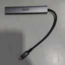 Acer 5 in 1 USB C Hub with 4K HDMI, 100W Power Delivery, 3 USB A Data Ports, USB C to HDMI Multiport Adapter for Laptop, PC, Tablet, MacBook Air, iPad Air, iMac, iPhone 15/16 Pro/Pro Max