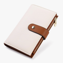 Women's Wallets RFID Blocking Leather Trifold Clutch Wallet Credit Card Holder Ladies Travel Wallet Purse with Pen Holder