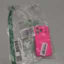 Oakxco for iPhone 17 Pro Case Silicone, Ultra Slim Thin Phone Case for Women Girls, Plain Solid Color Minimalist Aesthetic Cute Girly Design, Soft Rubber Gel TPU with Camera Cover, Neon Hot Pink