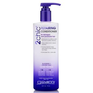 COLOR SAFE - GIOVANNI 2chic Repairing Conditioner is 100% color-safe and nourishes hair with a proprietary blend of vitamins, antioxidants, and omega fatty acids without stripping color - 24 oz