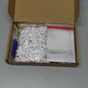 ForraFun 24 Sets Unicorn Party Favors Valentines Day Gift with 24 Pcs 3D Printed Unicorn Coloring Small Figures Charm Craft 24 Brushes and Cards for DIY Painting Kit Birthday Valentines Party Supplies