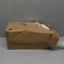 EDISHINE Pendant Light Fixtures, Handcrafted Art Glass Hanging Light with Brushed Nickel Finished, E26 Socket, Adjustable Cord Glass Pendant Light for Kitchen, Bathroom, Hallway, Bar (Dark Blue)