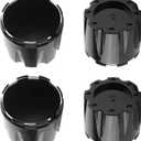 4Pcs Wheel Center Caps for Moto Metal 950 951 High Gloss Black Center Cap 5 OR 6 Lug Wheel - Replacement 353K83, S409-16