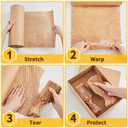 JARLINK Honeycomb Packing Paper, 15 * 400' Packing Wrap for Packing/Shipping/Moving, Recyclable Honeycomb Cushioning Wrap Roll, Moving & Gifts Wrapping Paper With 30 Fragile Sticker Labels