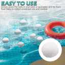 8 Pack Hot Tub Scum Absorber Pool Surface Cleaner Reusable 3-inch Foam Ball Absorbs Oils, Lotions Makeup Prevents Scum Lines & Filter Clogs