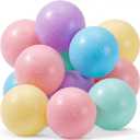 MiniInflat 18 Pcs Inflatable Pastel Beach Balls for Kids Float Toys Pool Large Macaron Beach Balls Bulk 24 16 12 Inch for Water Games Summer Swimming Disco Party Favor
