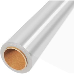 JOYIT 50' Long X 35 Wide Clear Cellophane Wrap Roll - 3 Mil Thicker Cellophane Roll, Clear Bags for Gifts Baskets Wrap, Flower Arts Crafts Food Treats Wrapping (1 Count (Pack of 1))