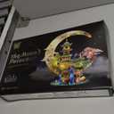 Chinese Moon Palace Micro Building Blocks Set4288 PCSCherry Blossom Bonsai Tree Building Set for Adults TeensMini Japanese Sakura Tree House Architecture Model Bricks, Creative Gift for 14+