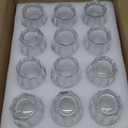 QAPPDA Whiskey Glasses 8 oz, Clear Drinking Cups Glass Cups,Cocktail Glass Whiskey Shot Glasses Set for Restaurants,Bars,Parties,Vodka Glass Cups Water Cups 12 Pack