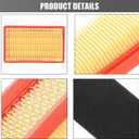 2 x 2 Pack Filter Compatible with Troy-Bilt TB270ES 6021P 159cc 173cc 4.5-6.5 HP OHV 11A 12A Push Walk-Behind TB105 TB120 TB130 TB220 TB230 12AI86K1066 12AI86K2266 12AI83K1066 12AI83K2266