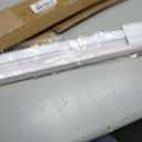 LazBlinds No Drill 1" Vinyl Mini Blinds, 33 1/2" W x 64" H, White