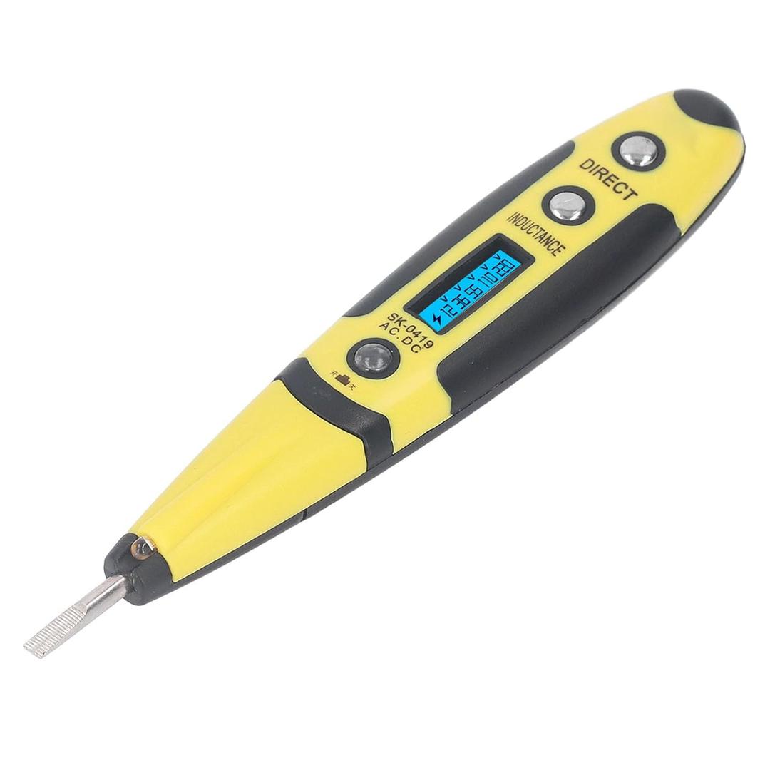 Digital Voltage Detector Pen 12-250V AC DC Volt Tester for Household Automotive and Industrial Repair