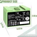 for Roomba Replacement Battery ABL-D1 Battery for iRobot Roomba i&e Series i7 i7+ j7 j7+ i3 i3+ i4 i4+ e5 e6 Roomba Replacement Parts 14.4V 1800mAh/26Wh (Not fit for iRobot Roomba Combo Series )