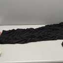 PRETTYGARDEN Women's Fall Off The Shoulder Maxi Dress Spring Long Sleeve Ruched Fitted Bodycon Club Dresses with Slit, Black, Small