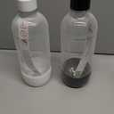 Replacement for SodaStream Bottles fits Fizz, One Touch, Jet, Source, Play, Genesis, Power (2-Pack, Black & White) (BlackWhite)