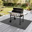 Grill Mats for Outdoor Grill 66" x 49", Heavy Duty TPE Under Grill Mat, Waterproof, Oil-Resistant & Easy to Clean, Protect Your Floors from Oil and Stains