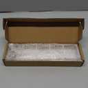 9.5 Large Acrylic Straw Holder for Cabinet Door - Reusable Tumbler Straw Organizer Storage, Small Kitchen Accessories Container, Ultra Sticky Cupboard Door Mounted (Transparent)