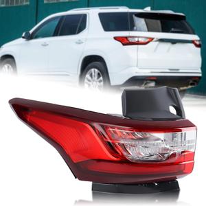 LED Outer Tail Light Rear Lamp w/o Redline Pkg Assembly Compatible with 2018-2021 Chevy Traverse Left Driver Side 84618033 GM2804130 (Outer Left(Driver Side))