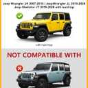 Tuyoung Roof Rack Cross Bars Wrangler - 330 lbs Lockable Crossbars 3PCS Fit for Jeep Wrangler JK JL Gladiator JT 2007-2026 with Metal, 2 & 4 Door Heavy Duty Aluminum Rooftop Kayak Luggage Racks