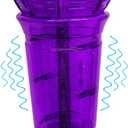 Echo Mic for Kids and Toddlers Durable and Lightweight Music Singing Toys Speech Therapy Feedback Toy, Fun Supplies for Birthday, Picnic, BBQ, Holiday, Party(No Battery Needed, Purple)