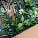 ODTORY Artificial Grass Boxwood Hedges Wall Panels: 40" x 120" (33.5 sqft) UV-Anti Faux Greenery Fake Ivy Leaves Privacy Fence Screen Backdrop for Garden Covering Privacy, Outdoor Indoor Decor