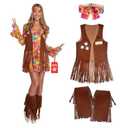 Morph 70s Costumes For Women, Hippie Costume Women, 60s Hippie Dress Halloween Costume, Womens Halloween Costumes, Small