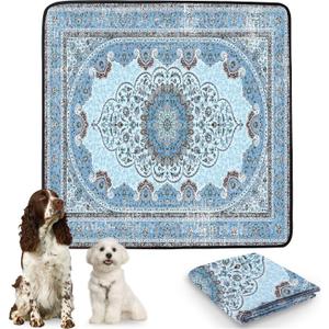 PatiencET Washable Pee Pads for Dogs Cat Litter Mat 72'' x 72" Super Absorbent Leakproof Reusable Puppy Pads 1 Pcs Puppy Training Pad with Non-Slip Bottom for Potty Whelping Playpen Crate Green