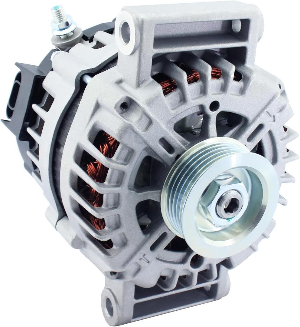 Alternator Replacement New for Chevrolet Malibu 08-12 2.4L, Cobalt 08-10 2.2 2.4L, Pontiac G5 08-10 2.2 2.4L, Saturn Aura 08-09, Sky 2008, Vue 08-10 2.4L, 15828450 22762984 AVA0078 90-22-5595 11265N