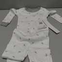 Burt's Bees Baby Boys' 2-Piece Long Sleeve Tee and Pants Organic Cotton Pajama Set (Blue Golden Bee, 2T)