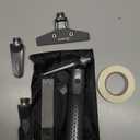 Saker Caulking Tool Kit-Aluminum 4 in 1 Sealant Finishing Tool Grout Remove Scraper Caulk Remover Glass Glue Angle Scraper for Bathroom,Kitchen,Floor,Window,Sink Joint,Frames Seal Silver