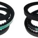 Ccedviery 2 Pack 954-04014, 754-04014 Auger Drive Belt (3/8" x 27") - Fits MTD Yard Machines, Troy-Bilt 2-Stage Snow Throwers, Replace 954-0369
