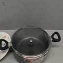 IMUSA USA IMU-91635 Nonstick Stock Pot with Glass Lid 4.8-Quart, Charcoal